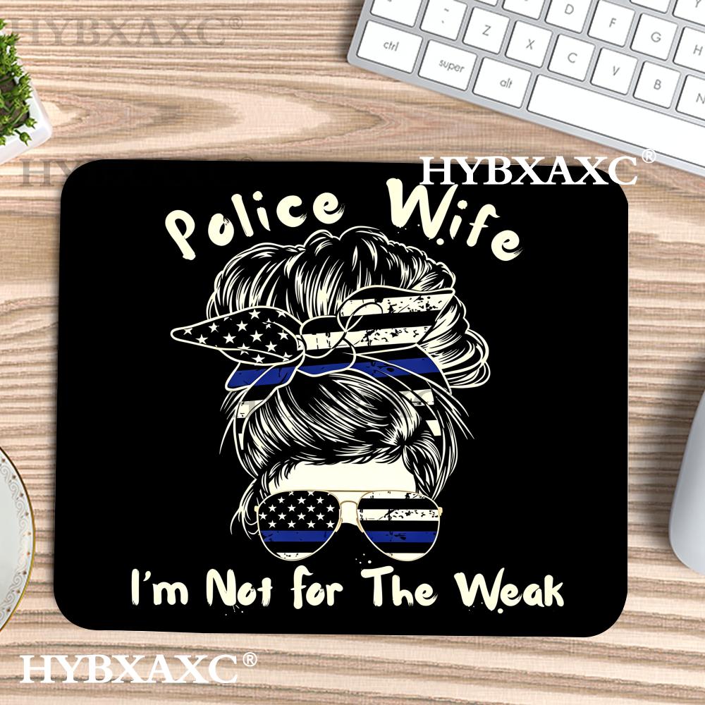 Desk Setup Or Set Up - Tapis de souris HYBXAXC Police Wife