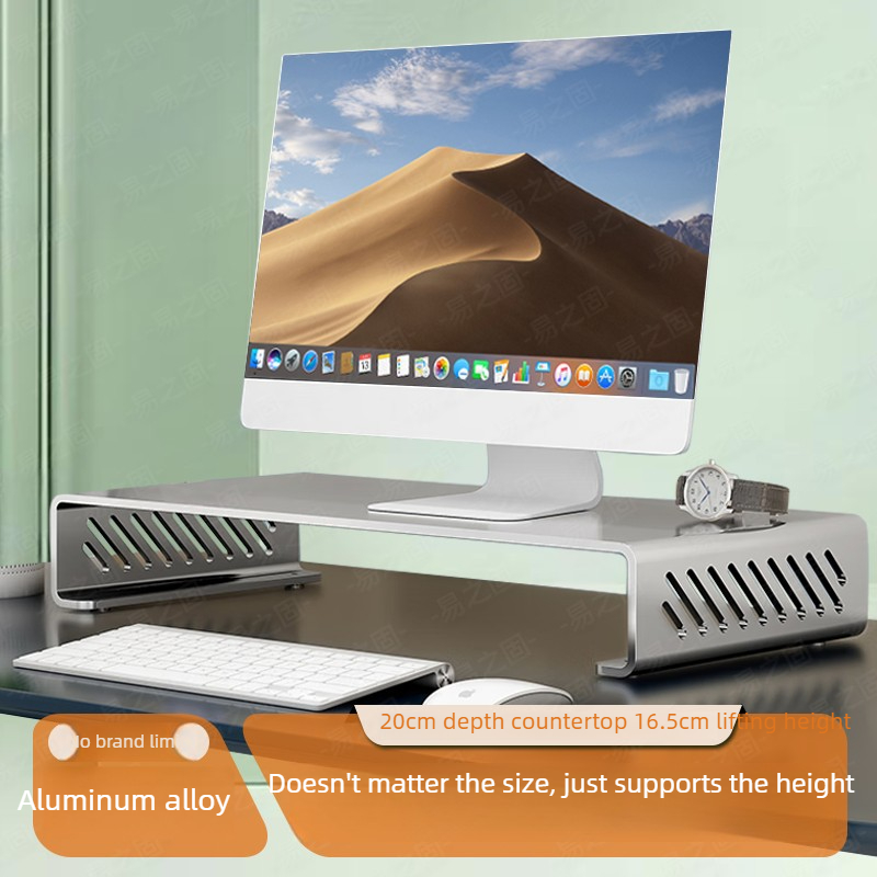 Desk Setup Laptop And Monitor - Support de moniteur d'ordinateur, organisateur de
