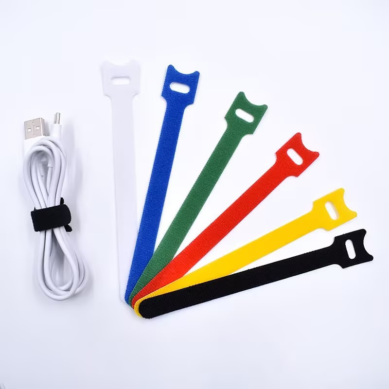 Cable Velcro Strap - Attaches de cordon auto-adhésives Velcro, 10