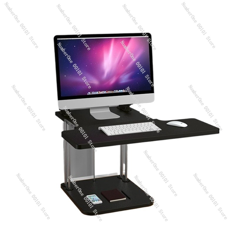 Desk Setup Laptop And Monitor - Convertisseur de bureau debout réglable en