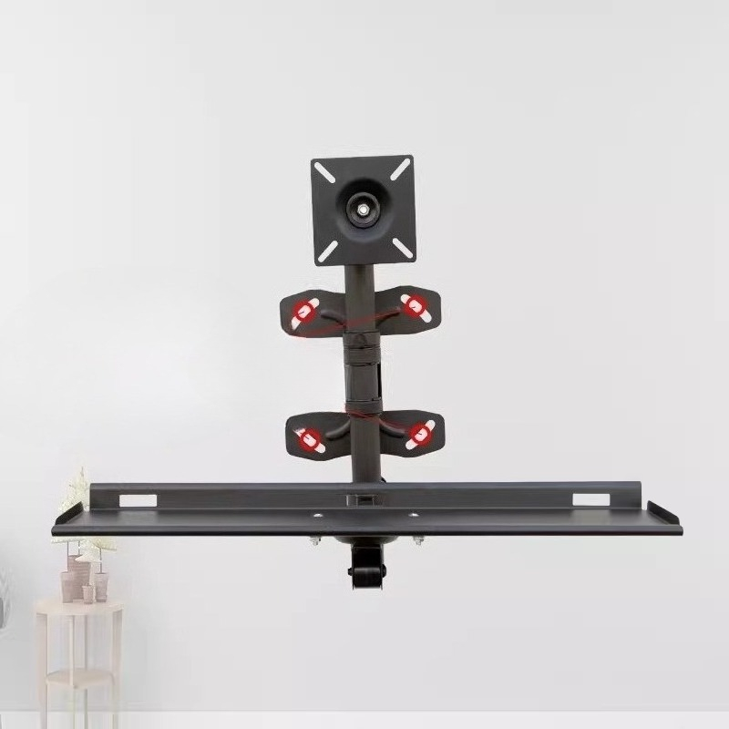 Desk Setup Living Room - Support mural réglable pour clavier, organiseur