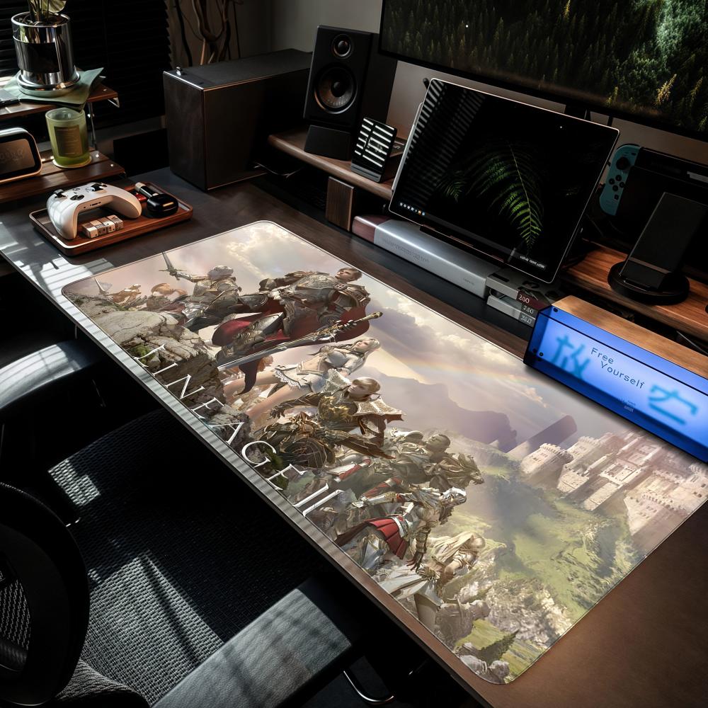 Desk Setup Maker - Jeu l-lineage 2 tapis de souris