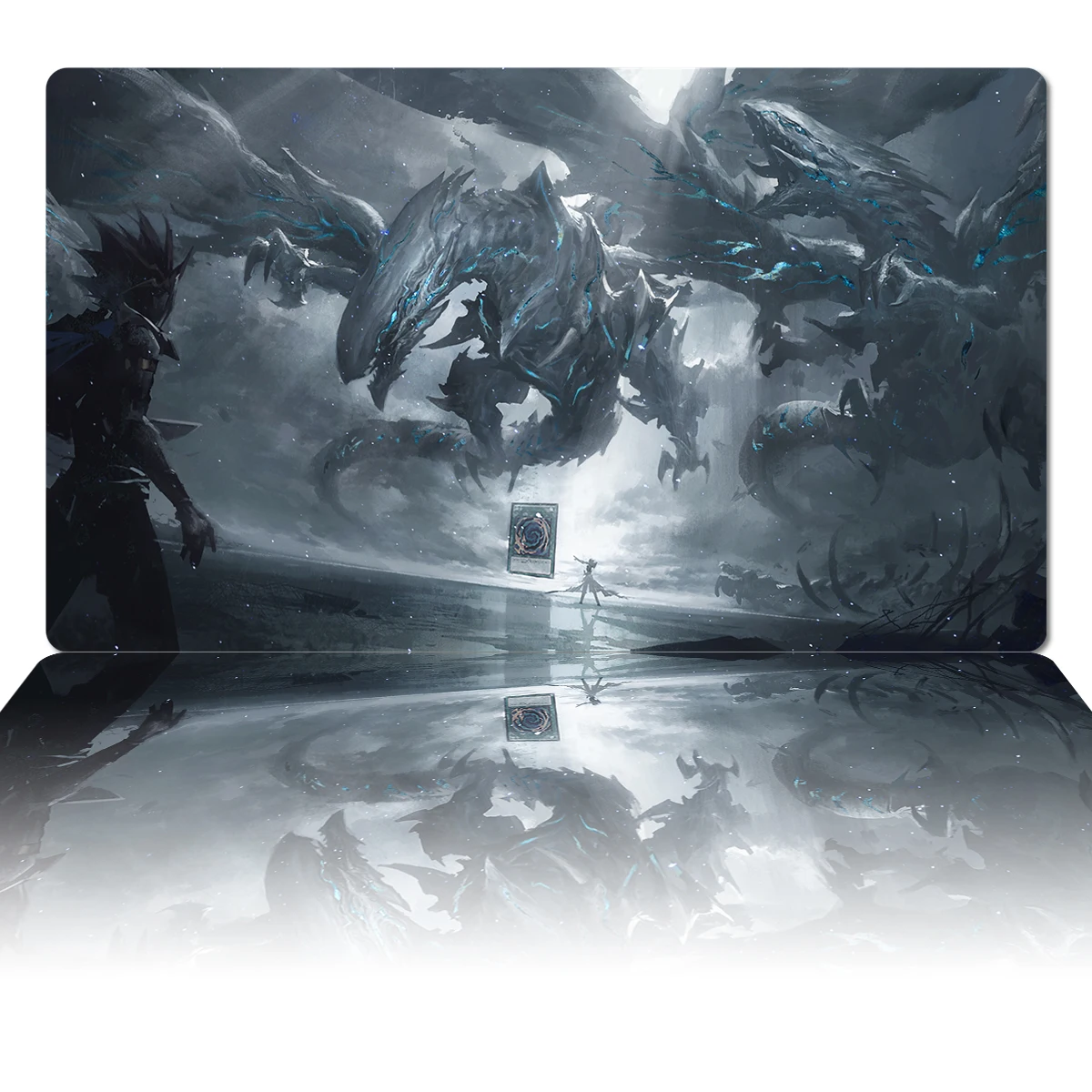 Desk Setup Blue - Tapis de jeu YuGiOh Neo Blue-Eyes