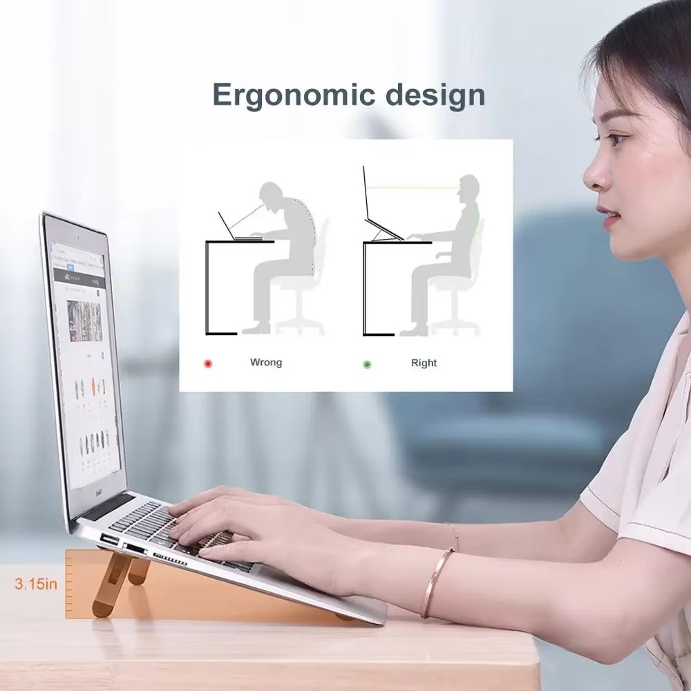 Support portable pour ordinate - Desk Setup Macbook avis et prix