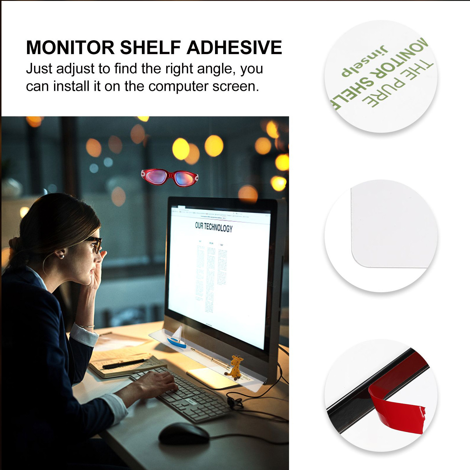 1 pièce, panneau de rangement  - Sticky Memo Holder avis et prix