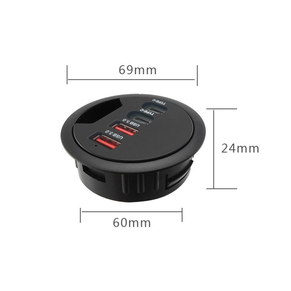 Hub USB 3.0 de bureau avec 2 p - Desk Setup Hub avis et prix