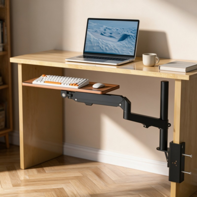 Plateau de clavier sous le bur - Desk Setup Living Room avis et prix