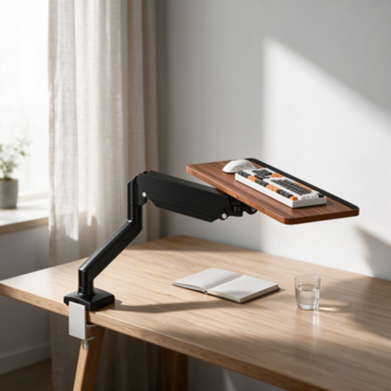 Plateau de clavier sous le bur - Desk Setup Living Room avis et prix