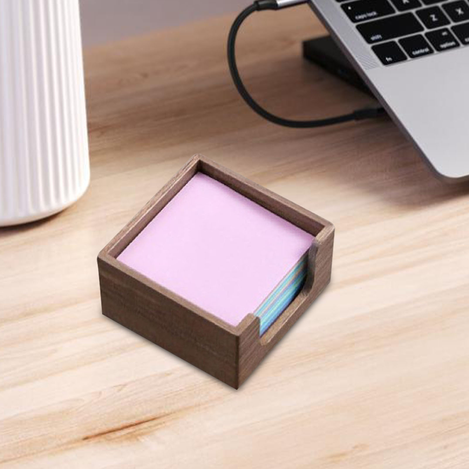 Porte-notes autocollants en bo - Sticky Memo Holder avis et prix