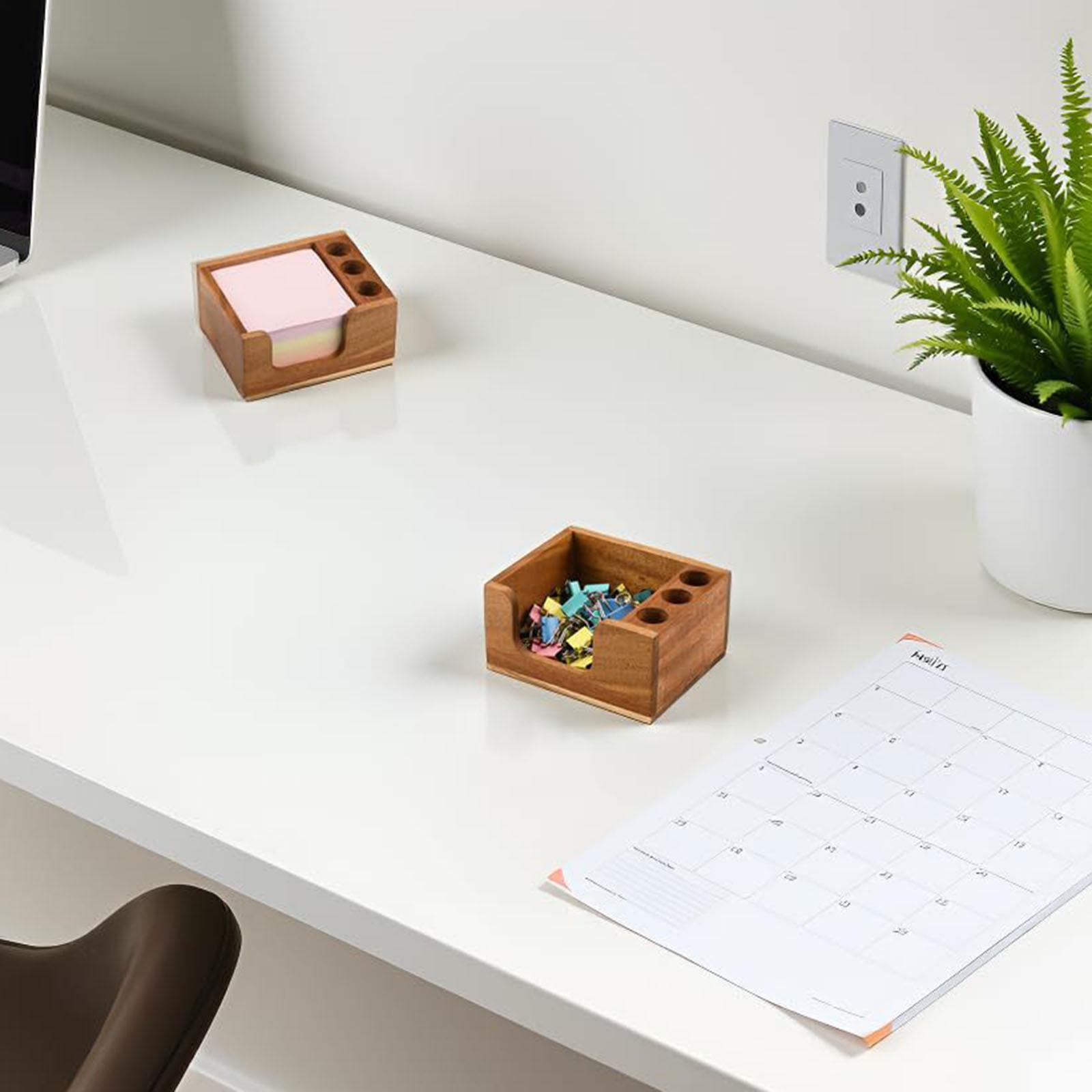 Porte-notes autocollants en bo - Sticky Memo Holder avis et prix