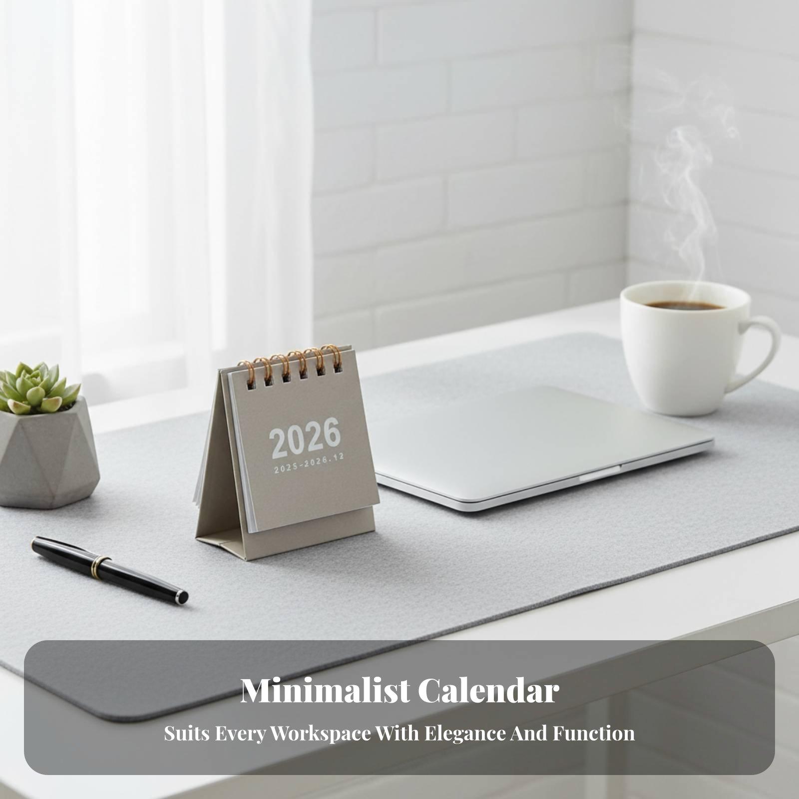 Calendrier de bureau 2026, min - Desk Setup Planner avis et prix
