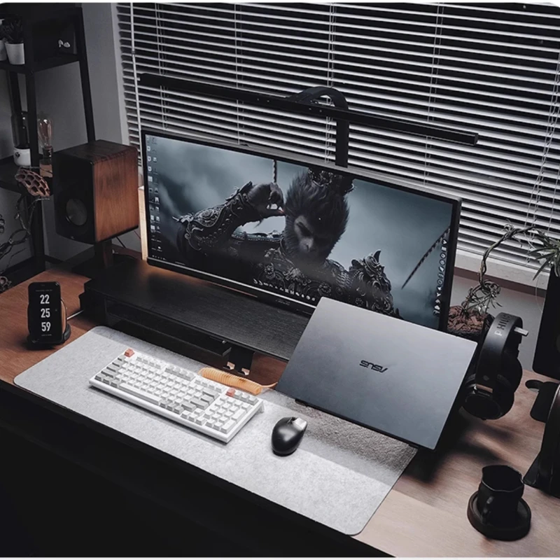 Support d'écran modulaire en n - Desk Setup Laptop And Monitor avis et prix