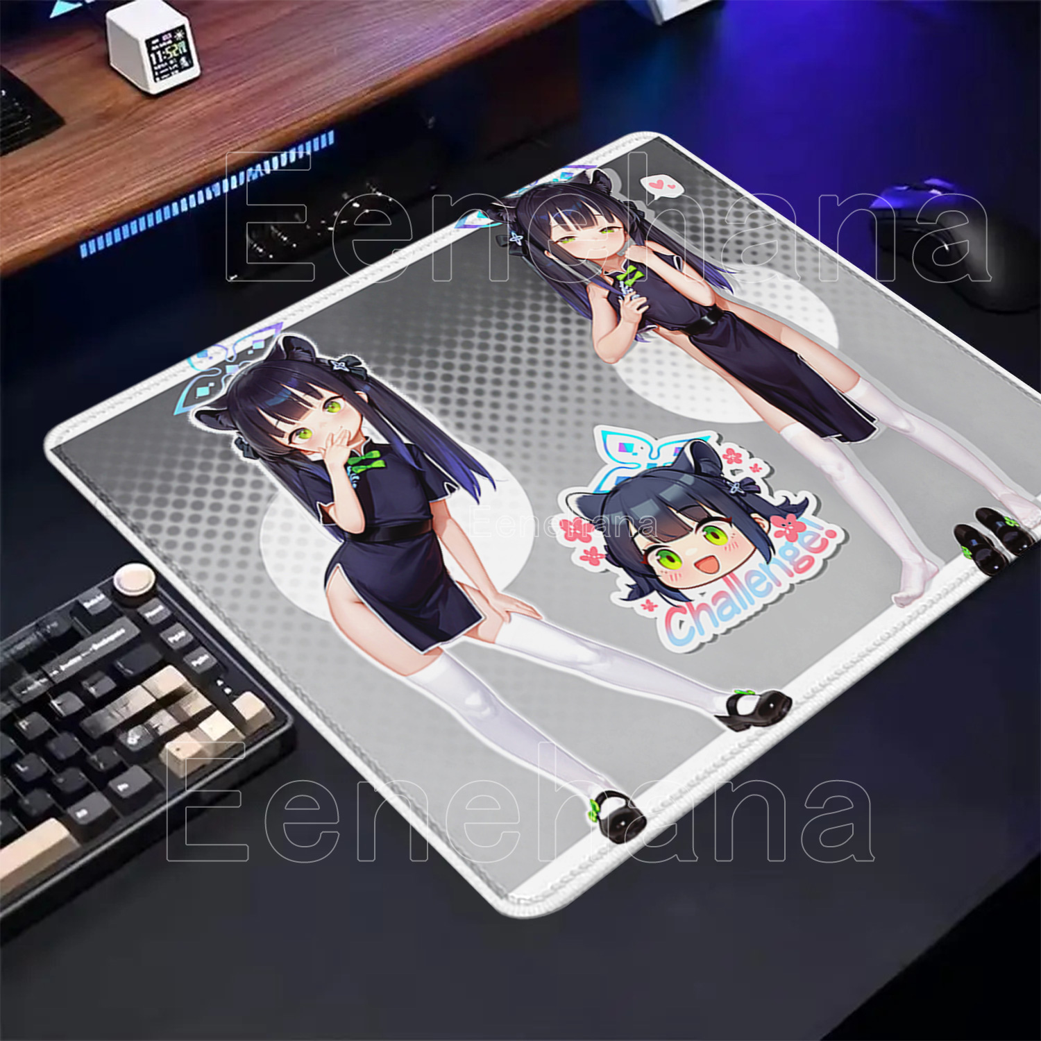 Alice ‌   Tapis de souris Nozo - Desk Setup Blue avis et prix