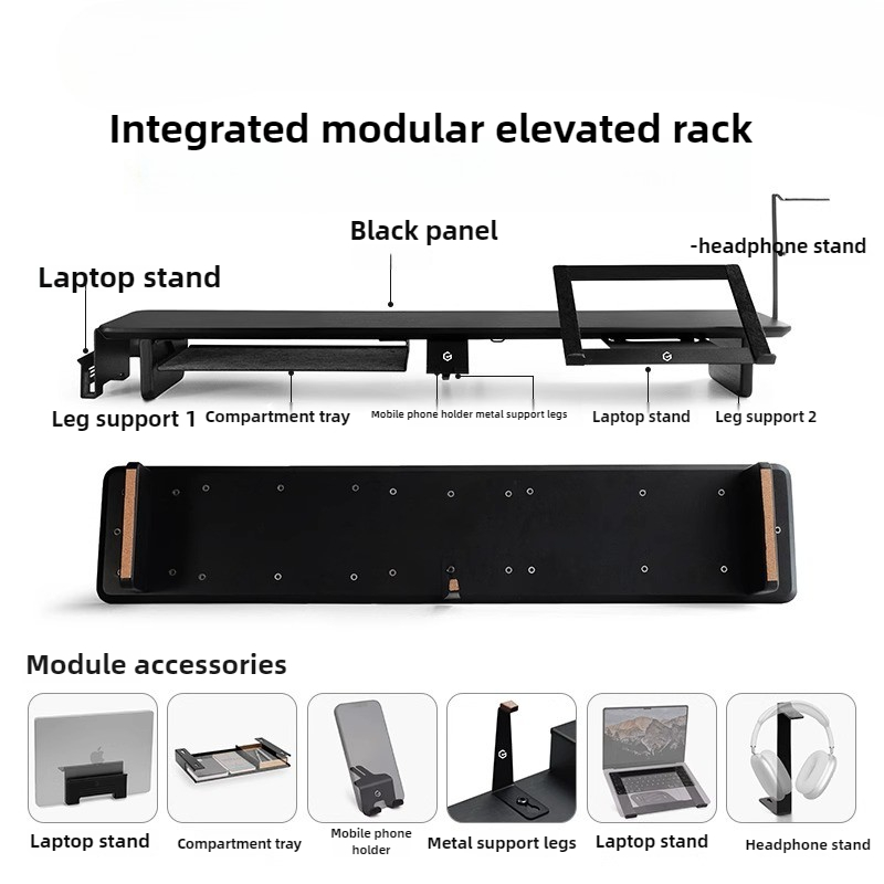 Support de moniteur modulaire, - Desk Setup Laptop And Monitor avis et prix