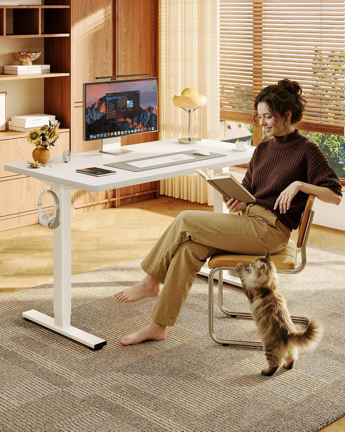 Bureau debout 48 pouces 24 pou - Dual Monitor Desk Setup avis et prix