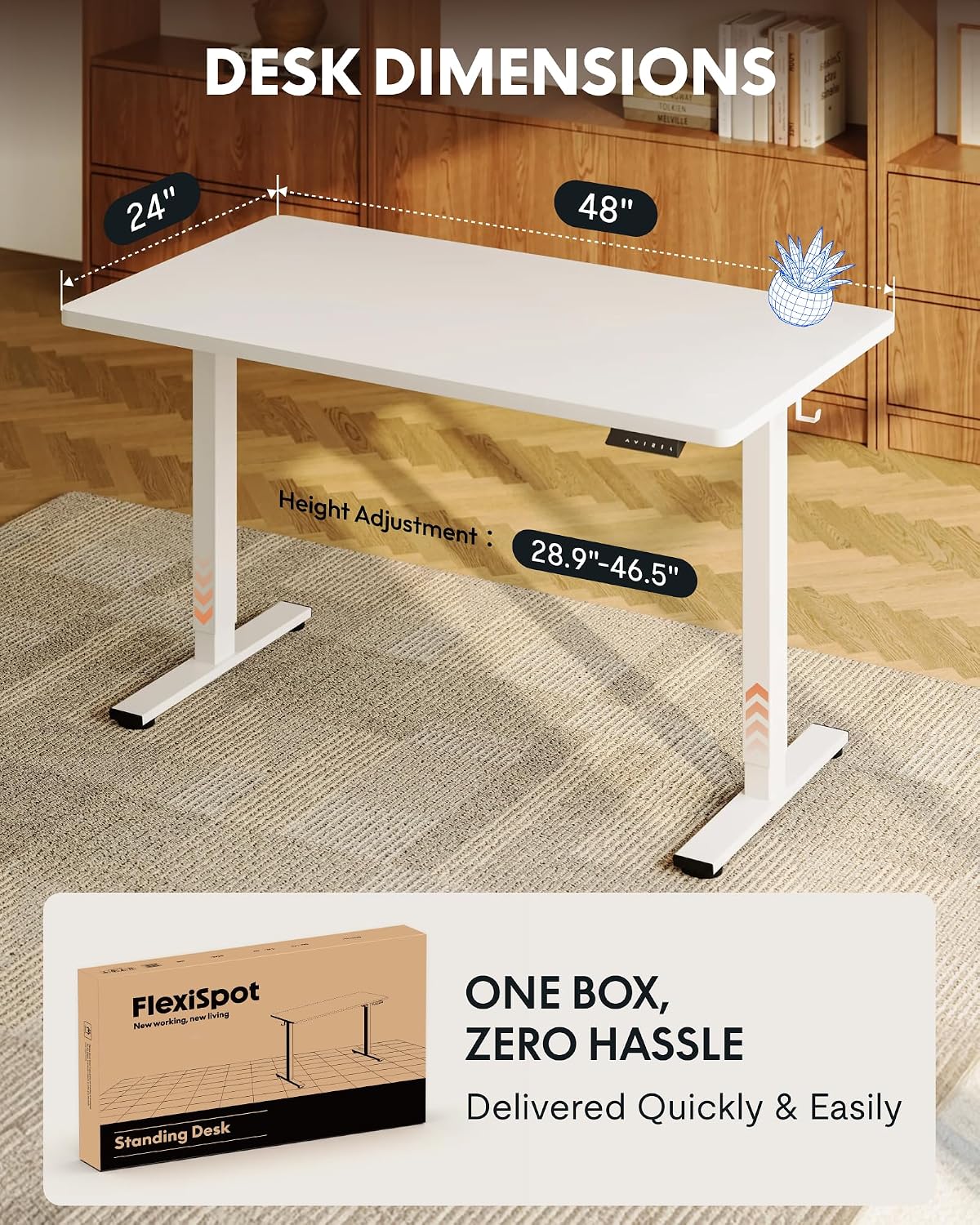 Bureau debout 48 pouces 24 pou - Dual Monitor Desk Setup avis et prix