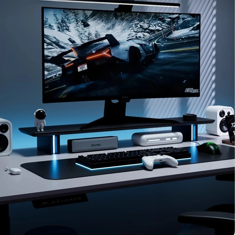 Support d'écran RGB ergonomiqu - Desk Setup Laptop And Monitor avis et prix