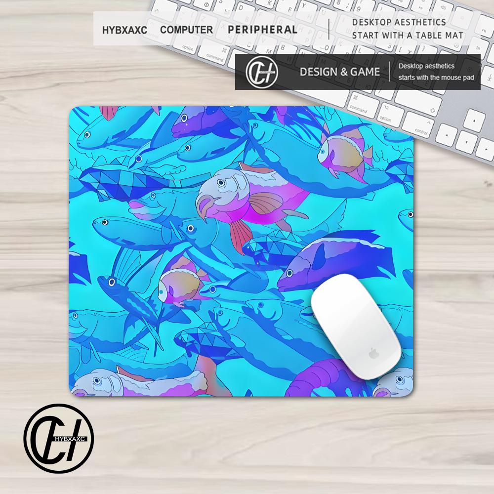Tapis de souris HYBXAXC, motif - Desk Setup Blue avis et prix