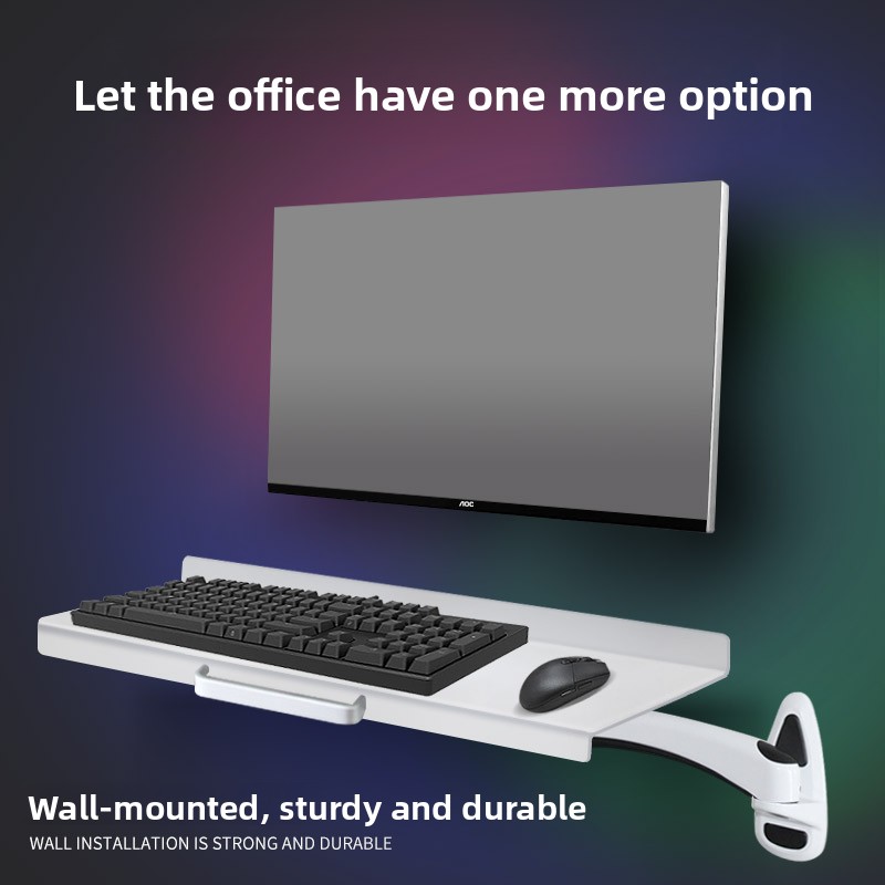 Plateau de clavier mural indus - Desk Setup Living Room avis et prix