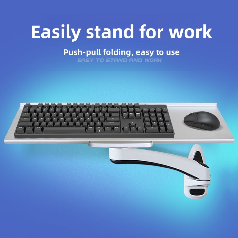 Plateau de clavier mural indus - Desk Setup Living Room avis et prix