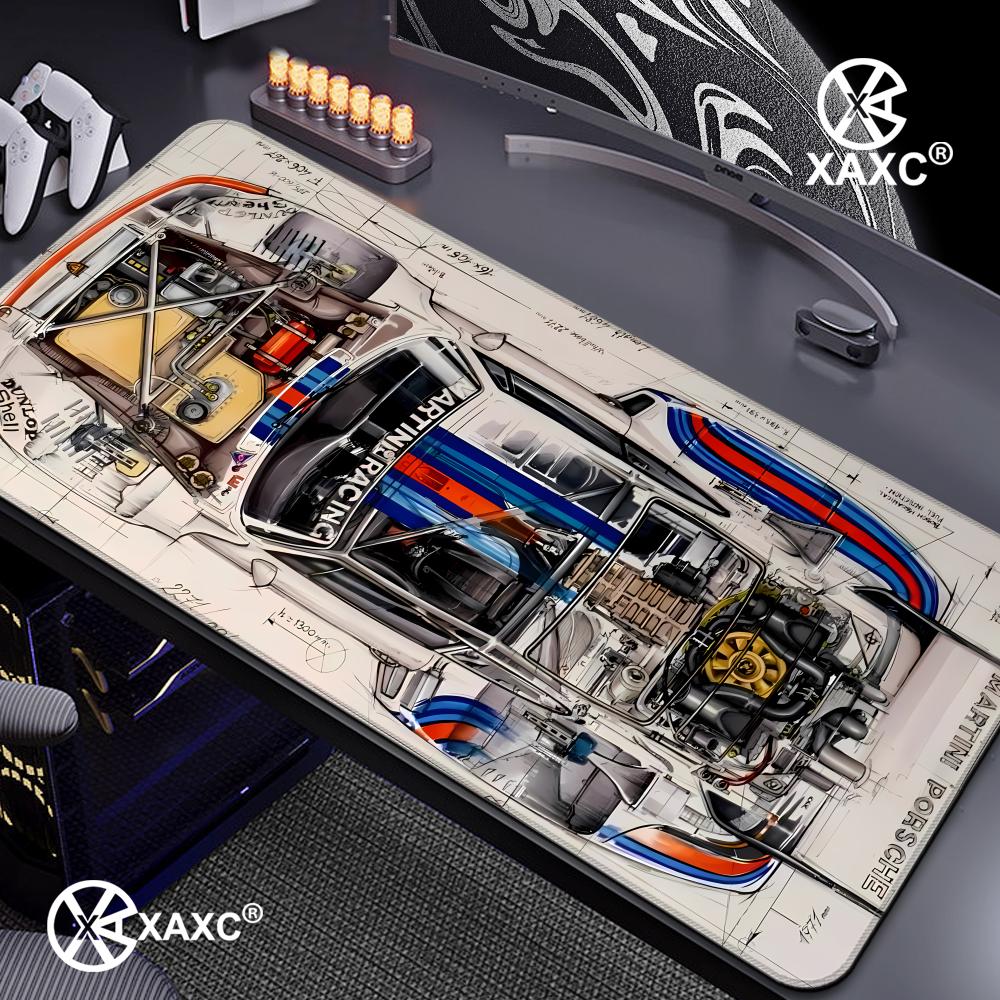 Grand tapis de souris pour B-B - Desk Setup Blue avis et prix