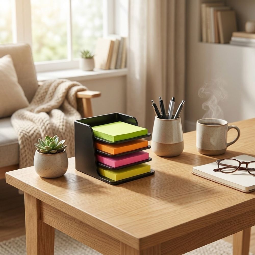 Support de bloc-notes autocoll - Sticky Memo Holder avis et prix