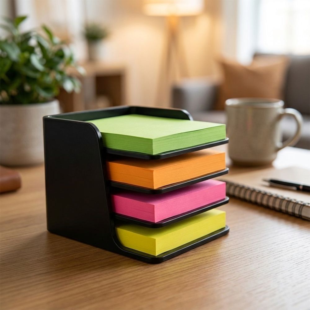 Support de bloc-notes autocoll - Sticky Memo Holder avis et prix