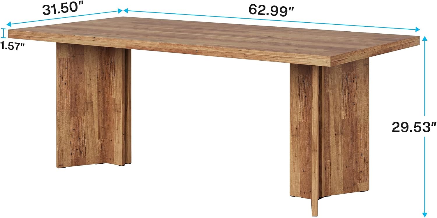 Grande table à manger rectangu - Desk Setup Living Room avis et prix